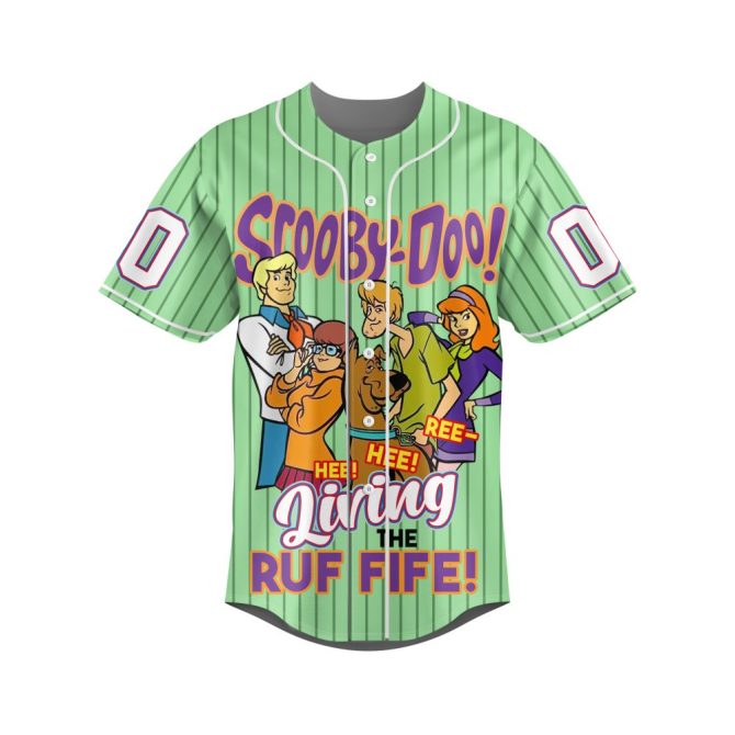 Scooby-Doo Custom Baseball Jersey - Personalize Name & Number - Fun & Stylish! - Image 2