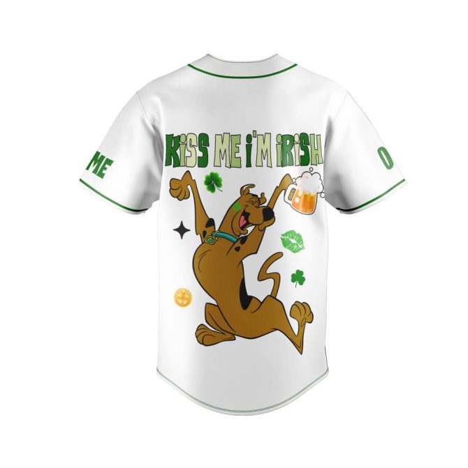 Scooby-Doo St. Patrick’S Day Jersey – Custom Name & Number, Fun Irish Design - Image 3