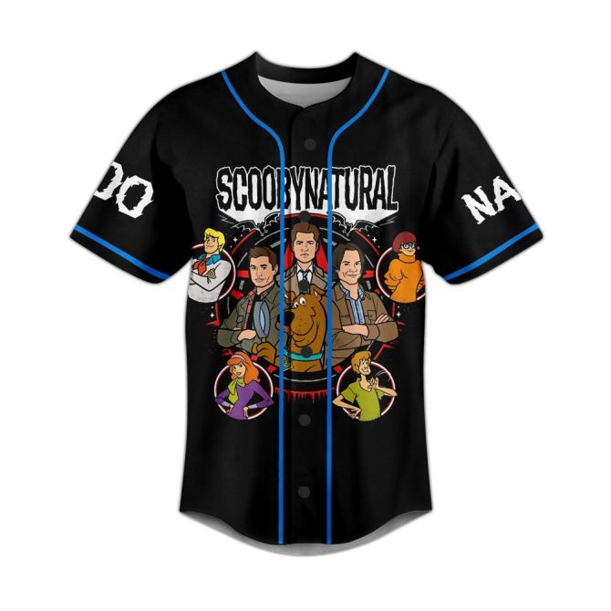 Scoobynatural Custom Jersey – Personalized Name & Number – Unique Fan Gear! - Image 2