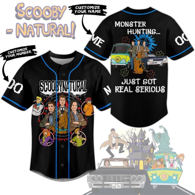 Scoobynatural Custom Jersey – Personalized Name & Number – Unique Fan Gear!