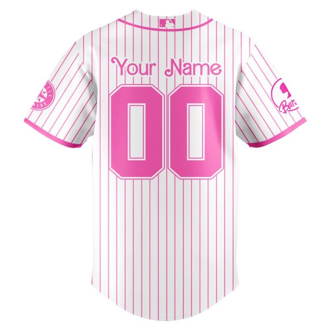Custom Pink Mariners Jersey - Barbie Night Game Edition - Personalize Yours Now! - Image 3