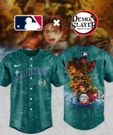 Exclusive Mariners X Demon Slayer Jersey - Limited Edition Anime Sports Apparel