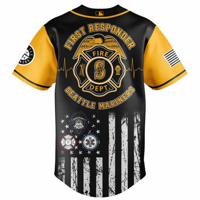 First Responder Night Jersey - Honor Heroes With Style , Limited Edition Mariners Gear - Image 3