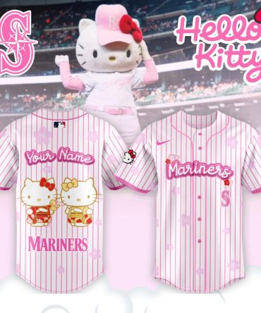 Hello Kitty X Mariners Custom Jersey – Limited Edition Pink Baseball Gear