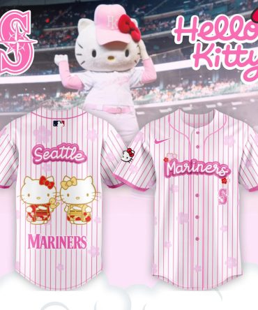 Limited Edition Hello Kitty Seattle Mariners Jersey – Cute Pink Baseball Fan Gear