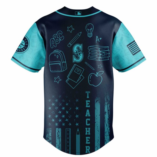 Celebrate Teachers With Mariners Appreciation Jersey - Perfect Gift Idea! - Image 3