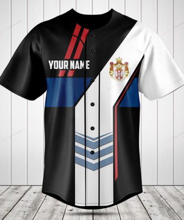 Customizable Sports Jersey - Unique Design, Personalized Name & Crest - Perfect For Teams!