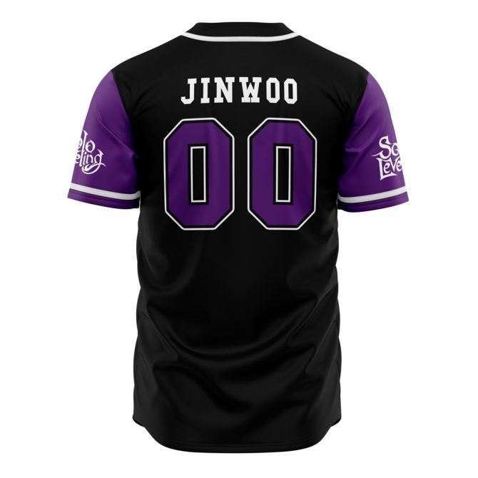 Shadow Monarchs Baseball Jersey - Stylish Black & Purple Anime-Inspired Design - Perfect For Fans & Collectors! - Image 3