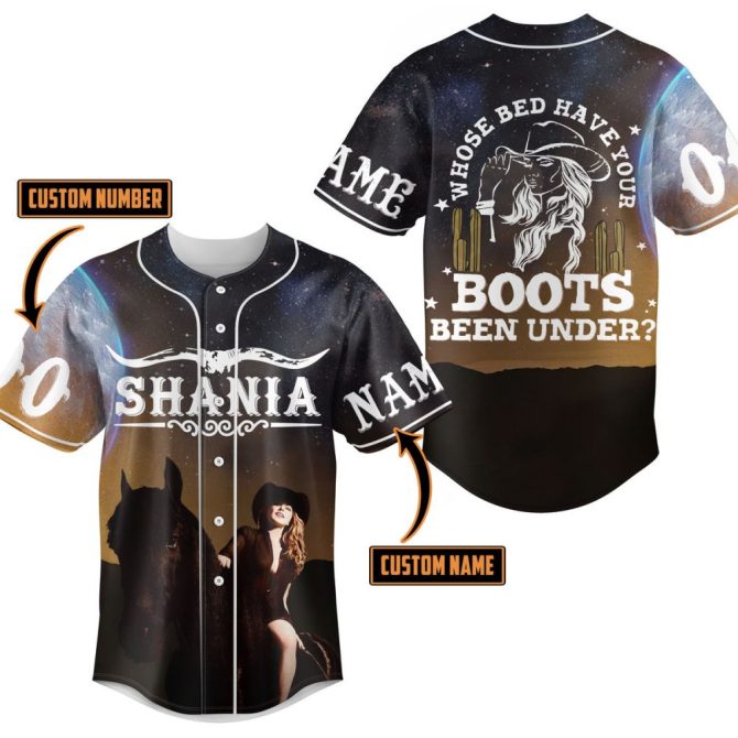 Custom Cowboy Baseball Jersey - Personalized Name & Number - Unique Western Style