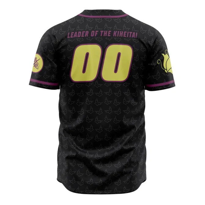 Anime-Inspired Black Baseball Jersey - Stylish Shinsuke Design For Fans - Image 2