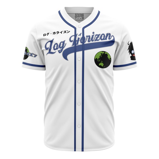 Log Horizon Anime Baseball Jersey – Stylish White Sportswear With Unique Design