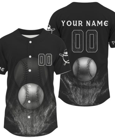 Custom Baseball Jersey - Personalized Name & Number - Unique Sportswear Gift