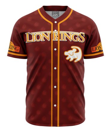 Limited Edition Lion Kings Baseball Jersey - Bold Design, Perfect Gift For Fans