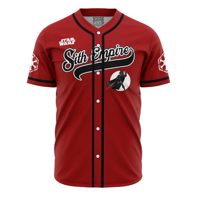 Custom Star Wars Sith Empire Jersey - Personalized Name & Number Red Baseball Shirt - Image 2