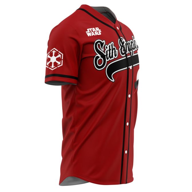 Custom Star Wars Sith Empire Jersey - Personalized Name & Number Red Baseball Shirt - Image 4