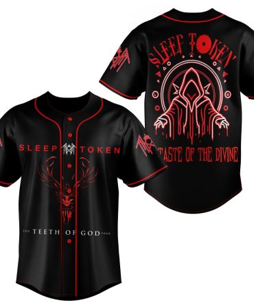 Exclusive Sleep Token Tour Jersey - Black & Red, Divine Design, Unisex, Limited Edition