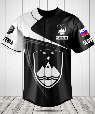 Custom Slovenia Baseball Jersey – Personalized Name & Flag Design, Unisex Sportswear