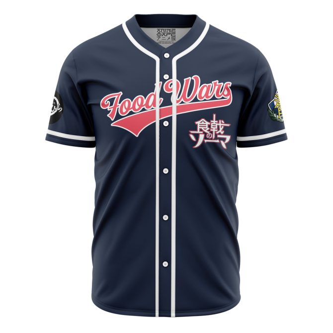 Custom Food Wars Anime Baseball Jersey - Personalized Name & Number - Image 2