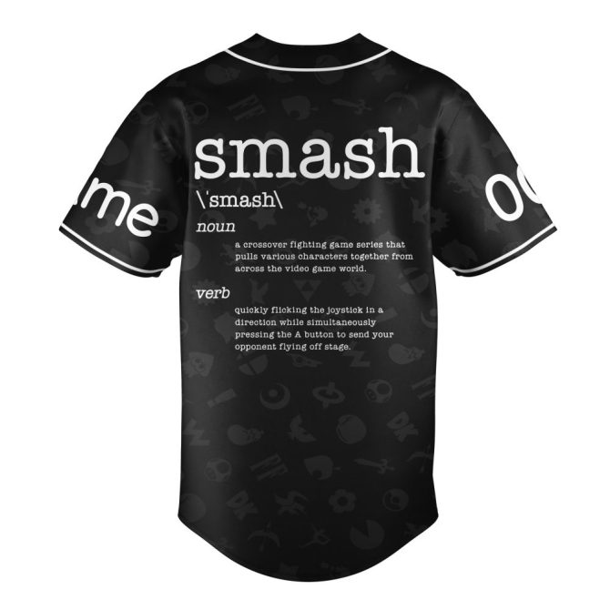 Custom Smash University Jersey - Personalize Name & Number, Perfect For Gamers! - Image 3
