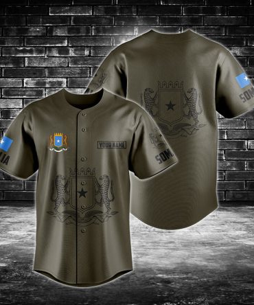Customizable Somalia Flag Baseball Jersey – Personalize Your Style Now!