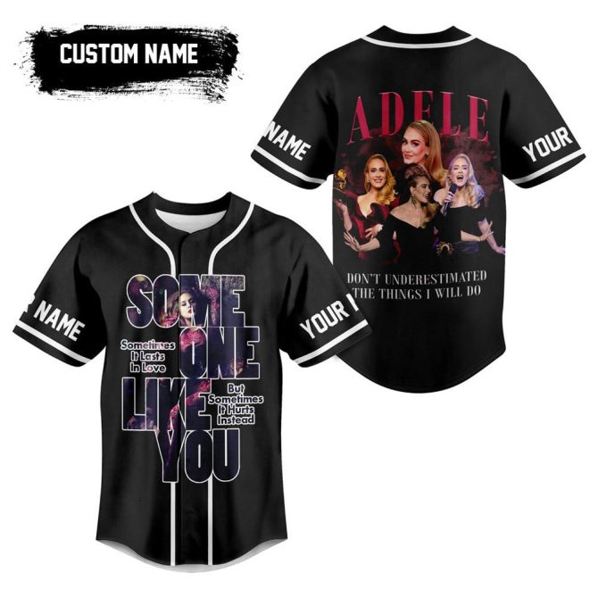 Custom Name Baseball Jersey - Stylish Music-Themed Apparel For Fans - Personalize & Stand Out!