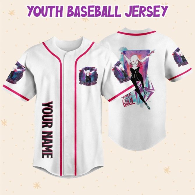 Custom Spider Hero Baseball Jersey - Kids/Youth/Adult Sizes - Add Name & Number! - Image 6