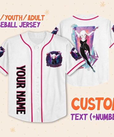 Custom Spider Hero Baseball Jersey - Kids/Youth/Adult Sizes - Add Name & Number!