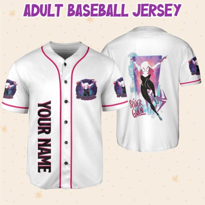 Custom Spider Hero Baseball Jersey - Kids/Youth/Adult Sizes - Add Name & Number! - Image 7