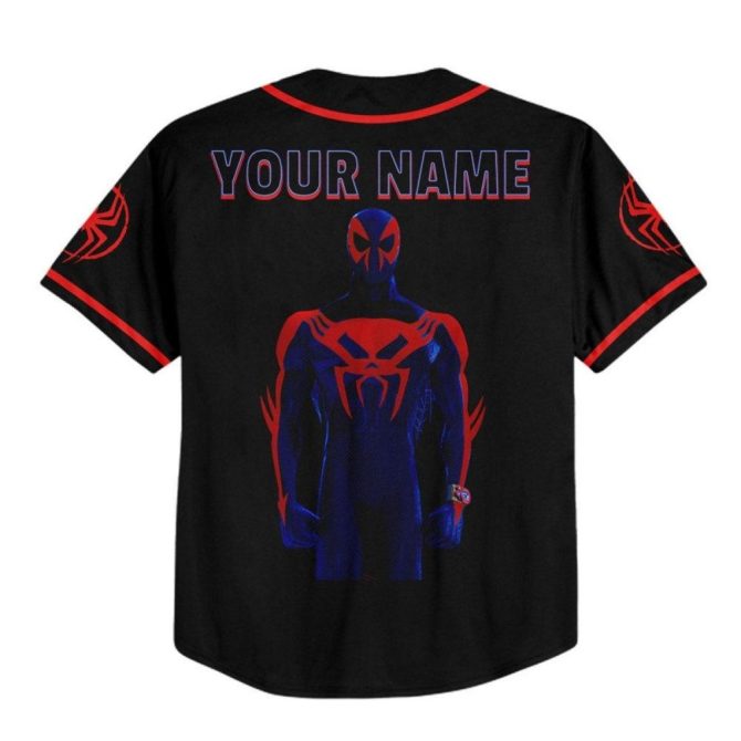 Custom Spider-Man Baseball Jersey - Personalize For Kids, Youth & Adults - Unique Design! - Image 4