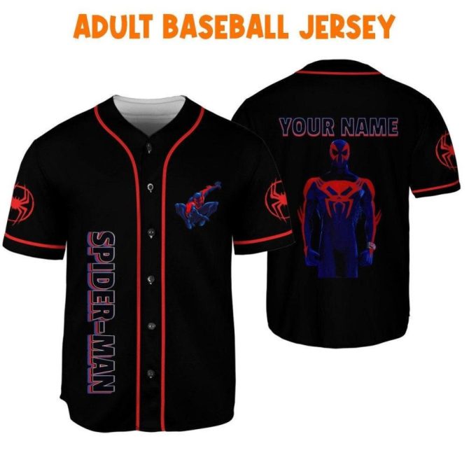 Custom Spider-Man Baseball Jersey - Personalize For Kids, Youth & Adults - Unique Design! - Image 7