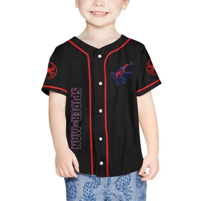 Custom Spider-Man Baseball Jersey - Personalize For Kids, Youth & Adults - Unique Design! - Image 5
