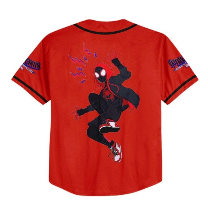 Custom Spider Hero Baseball Jersey For Kids/Youth/Adults - Personalized Design - Image 4