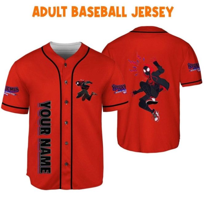 Custom Spider Hero Baseball Jersey For Kids/Youth/Adults - Personalized Design - Image 7