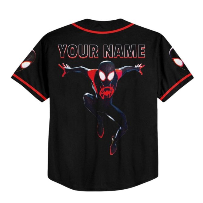 Custom Spider-Man Baseball Jersey – Kids/Youth/Adult Sizes – Personalize Your Name! - Image 4