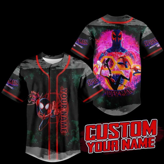 Custom Spider-Man Jersey - Personalized Name , Unique Gift For Fans