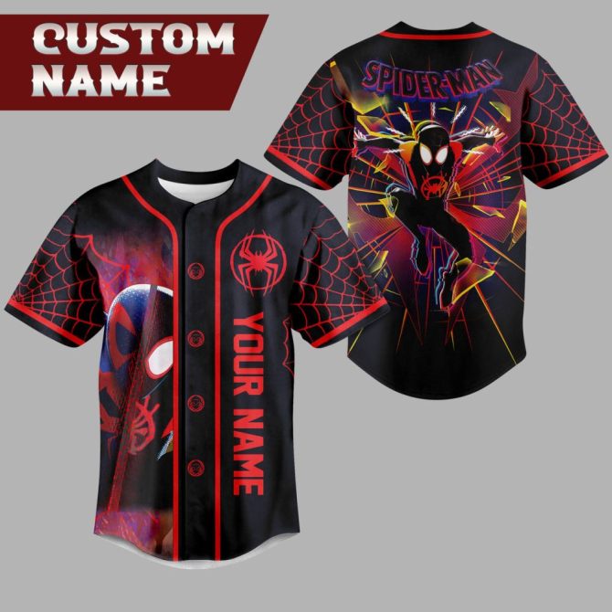 Custom Spider Hero Jersey – Personalized Name, Vibrant Design, Perfect Gift!