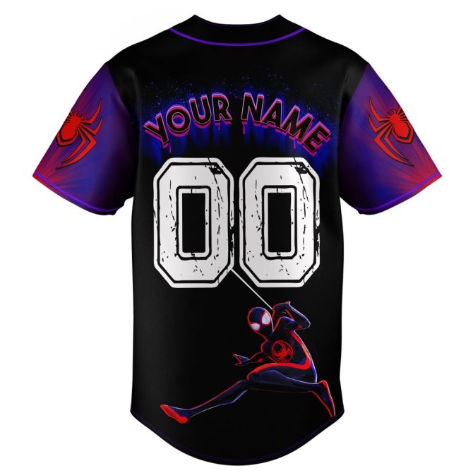 Custom Spider-Verse Jersey – Personalize Your Name & Number – Unique Hero Design - Image 3