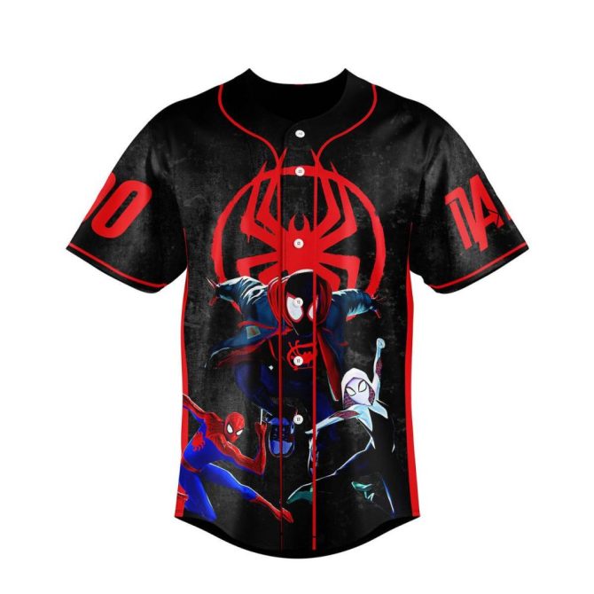 Custom Spider-Man Baseball Jersey – Personalize With Your Name & Number! - Image 2