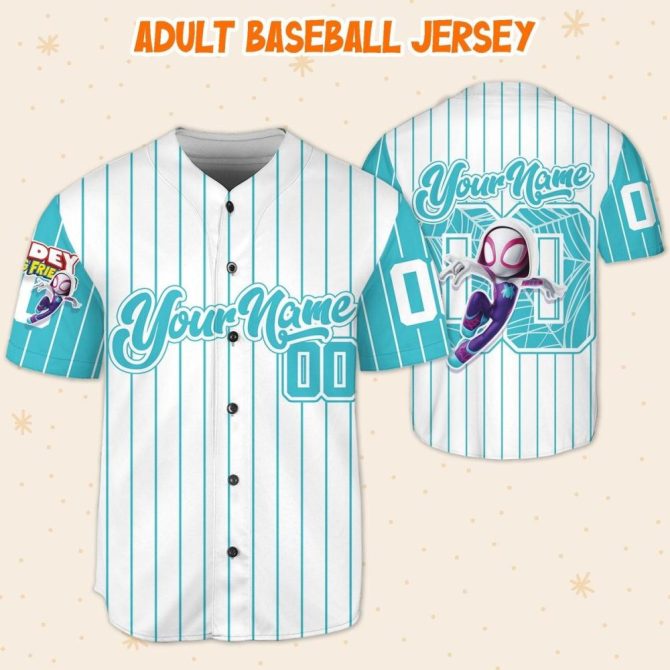 Custom Kids/Youth/Adult Baseball Jersey - Personalized Name & Number - Unique Design - Image 6