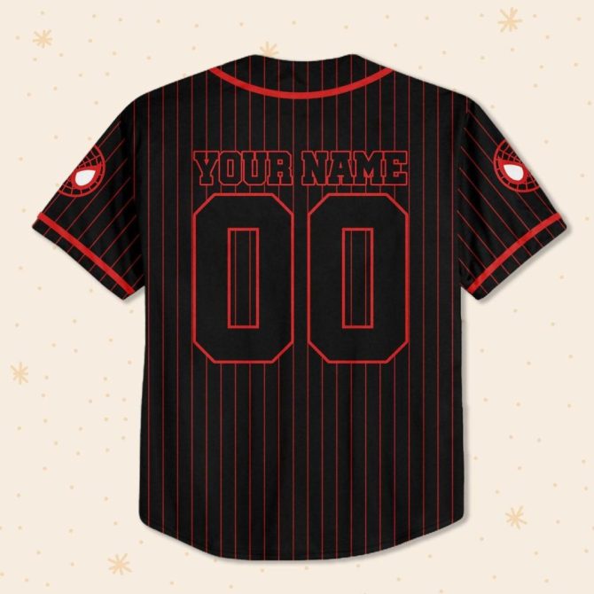 Custom Spidey Baseball Jersey For Kids/Youth/Adults – Personalized Name/Number - Image 4