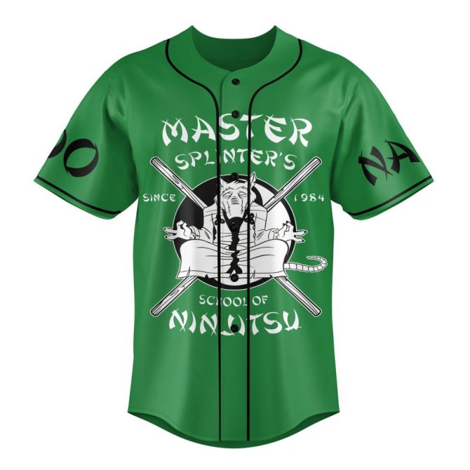 Custom Ninja Turtles Jersey - Master Splinter'S School - Personalized Name & Number - Image 5