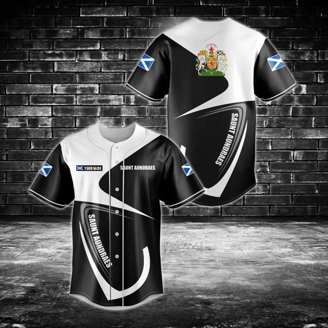 Custom Black & White Baseball Jersey - Personalized Name & Stylish Graphics