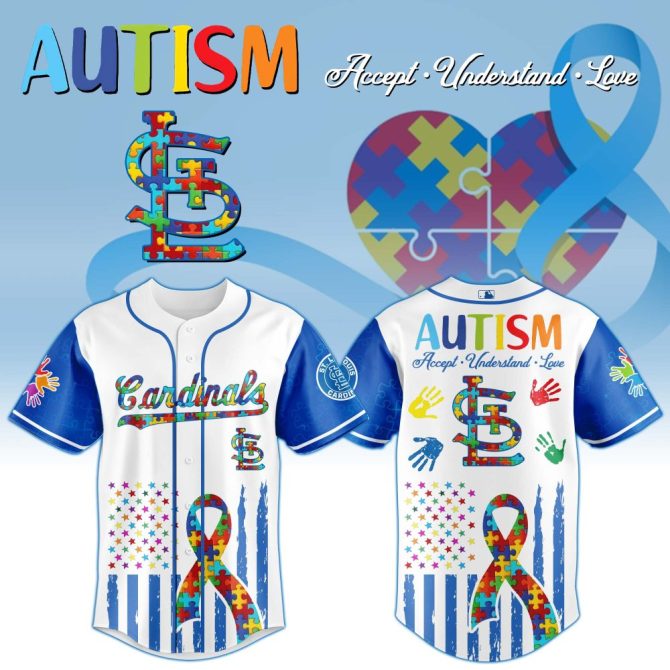 Autism Awareness Baseball Jersey - Colorful Puzzle Design For Support & Style