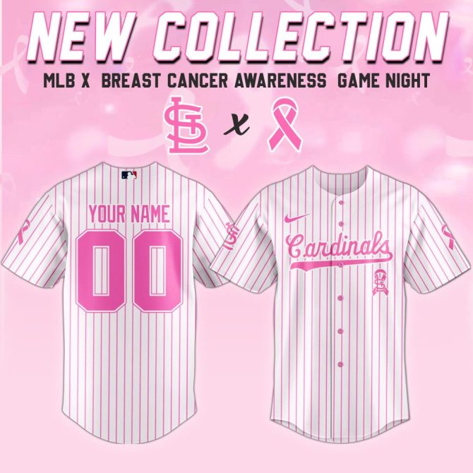 Customizable Mlb Pink Jersey - Breast Cancer Awareness Edition - Support & Style!