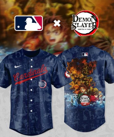Exclusive Cardinals X Demon Slayer Baseball Jersey - Limited Edition Fan Gear