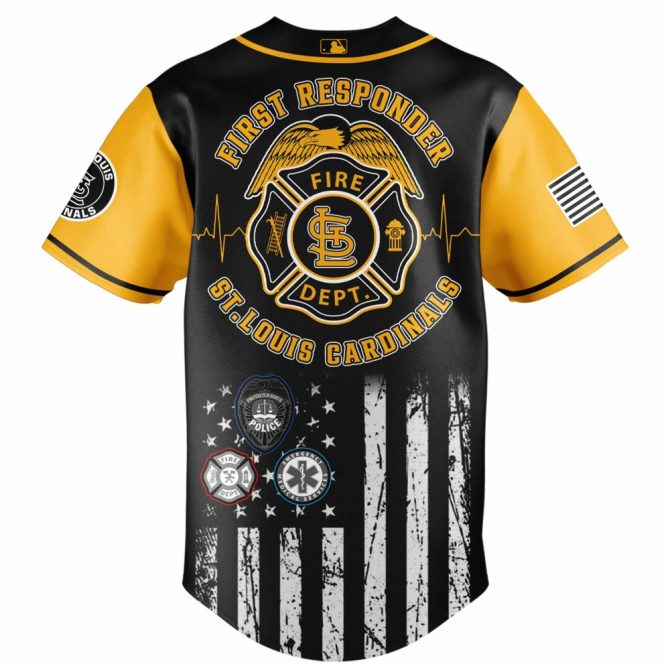Honor First Responders: St. Louis Cardinals Limited Edition Jersey – Perfect Gift For Heroes! - Image 3