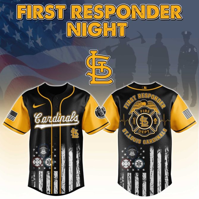 Honor First Responders: St. Louis Cardinals Limited Edition Jersey – Perfect Gift For Heroes!