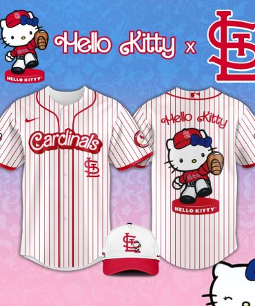 Hello Kitty X Cardinals Jersey & Cap Set – Limited Edition Baseball Fan Gear
