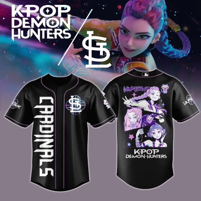 Kpop Demon Hunters Cardinals Jersey - Stylish Anime-Inspired Baseball Apparel