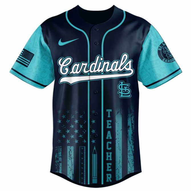 Cardinals Teacher Appreciation Jersey – Perfect Gift For Educators! - Image 2